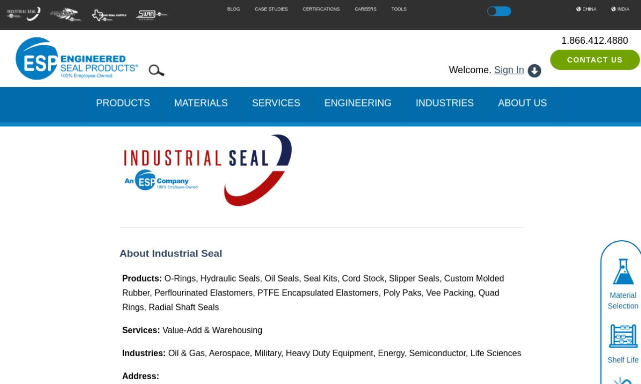Industrial Seal, Inc.